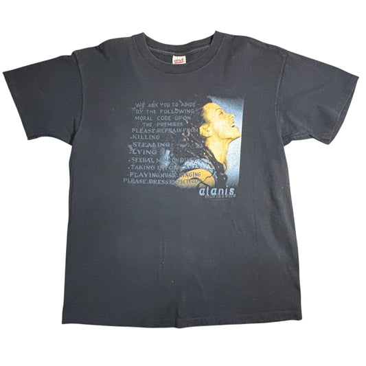 Alanis Morissette — “Supposed Former Infatuation Junkie” Tee (1995) — XL